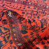Khal Mohammadi Rug Handmade Red 3x5 ft