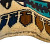 War Area Rug Handmade Beige Riffle + Tank + Helicopter 2x4