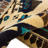 War Area Rug Handmade Beige Riffle + Tank + Helicopter 2x4