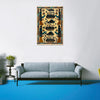 War Area Rug Handmade Beige Riffle + Tank + Helicopter 2x4