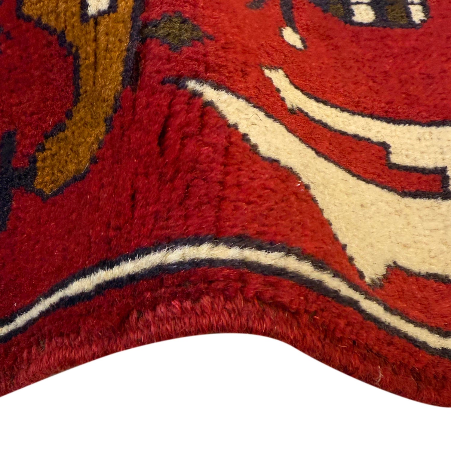 War Area Rug Handmade Red Riffle + Tank + Helicopter +