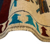 War Area Rug Handmade Beige Riffle + Tank + Helicopter +
