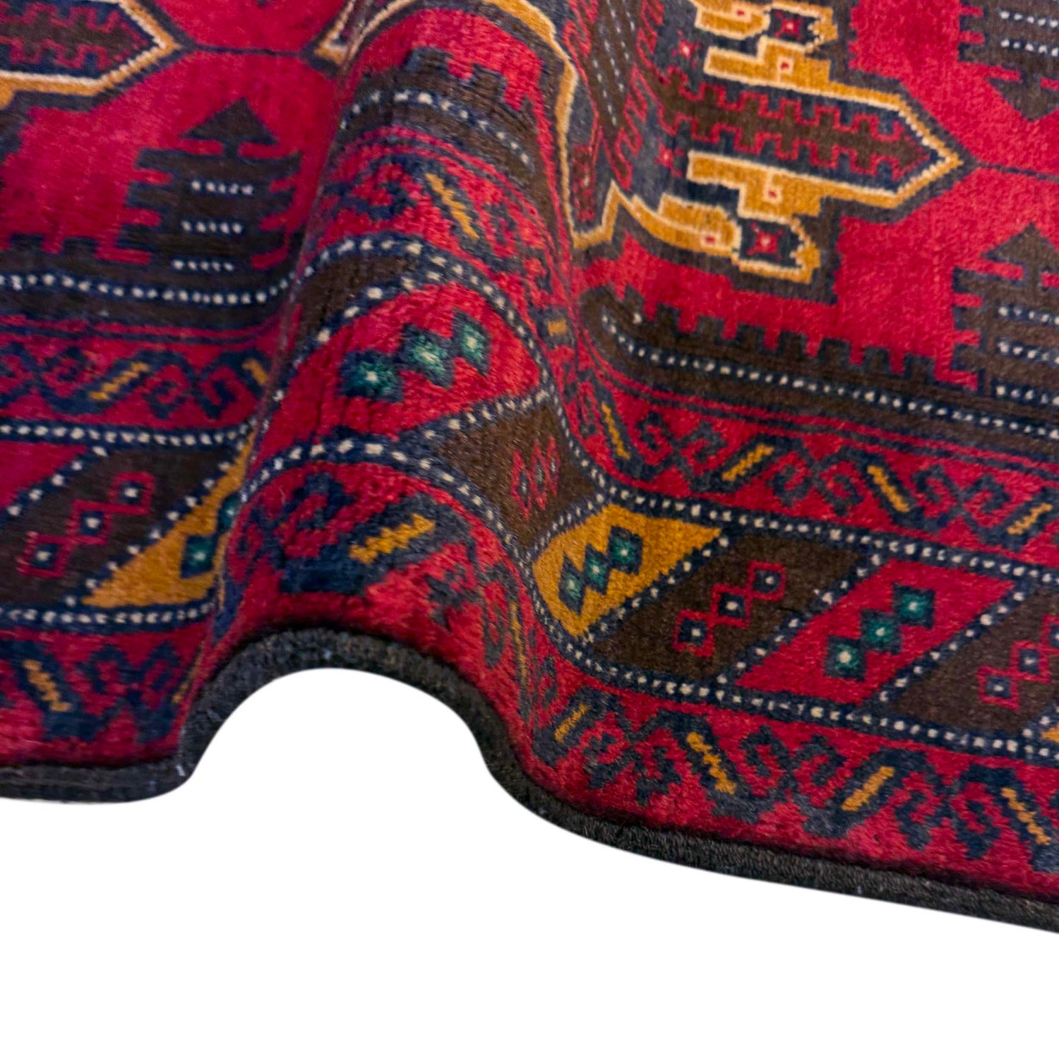 Baluchi Rug Handmade Multi Geometric 3x5 ft