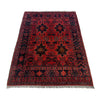Khal Mohammadi Rug Handmade Red 3x5 ft
