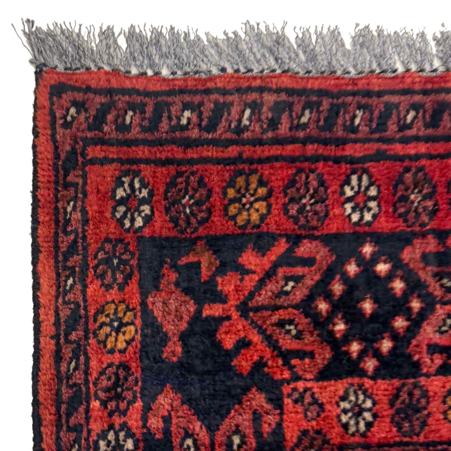 Khal Mohammadi Rug Handmade Red 3x5 ft