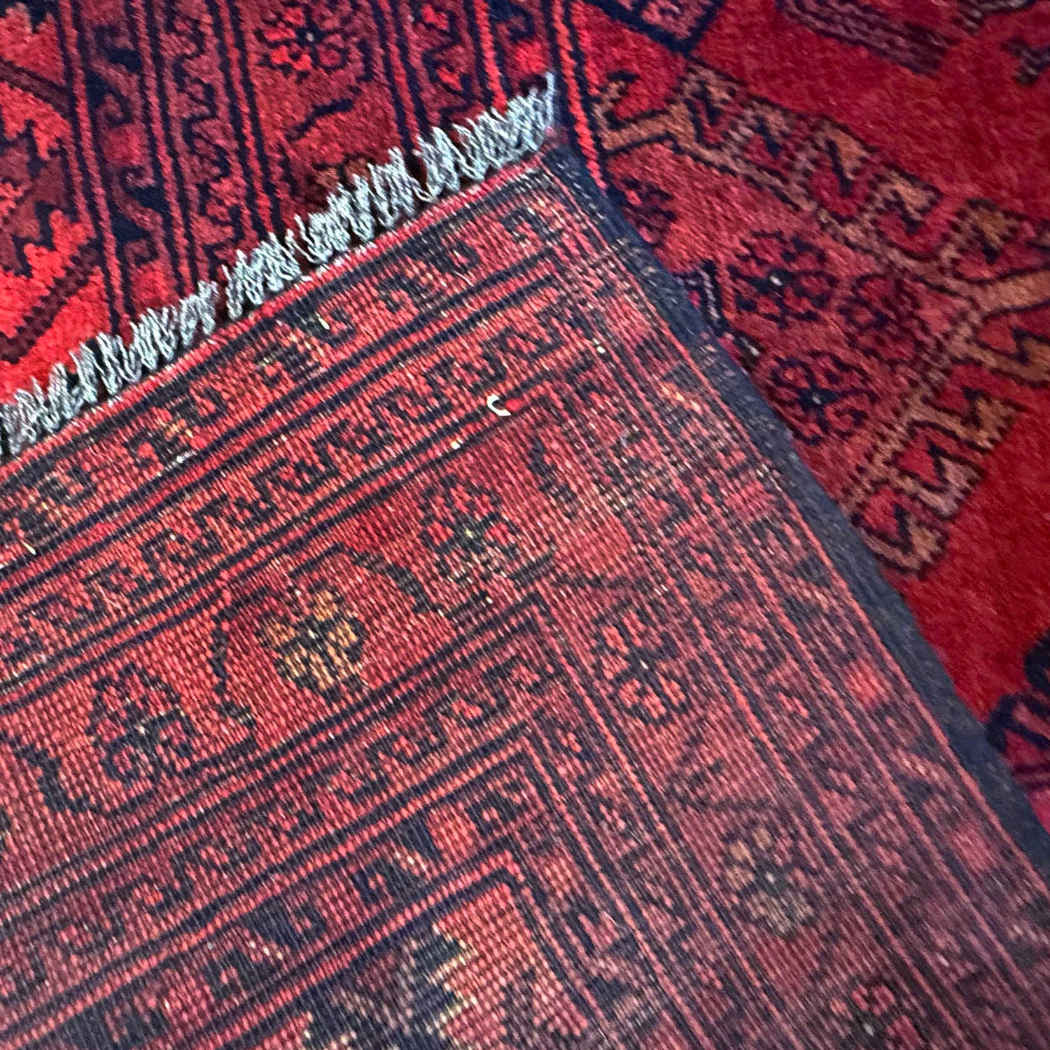 Khal Mohammadi Rug Handmade Red 7x10 ft