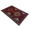 Baluchi Rug Handmade Multi Geometric 2x4 ft