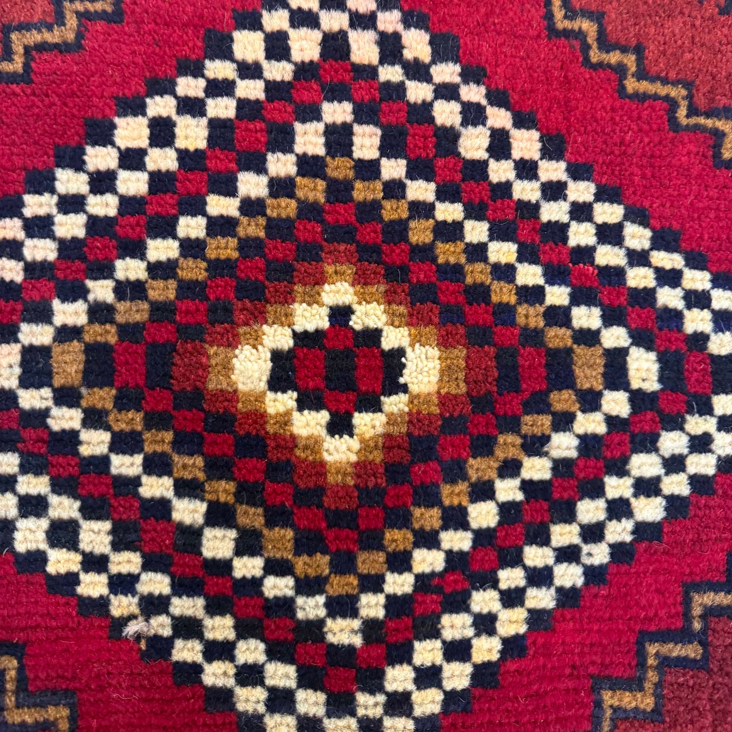 Baluchi Rug Handmade Multi Geometric 2x4 ft