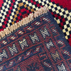 Baluchi Rug Handmade Multi Geometric 2x4 ft