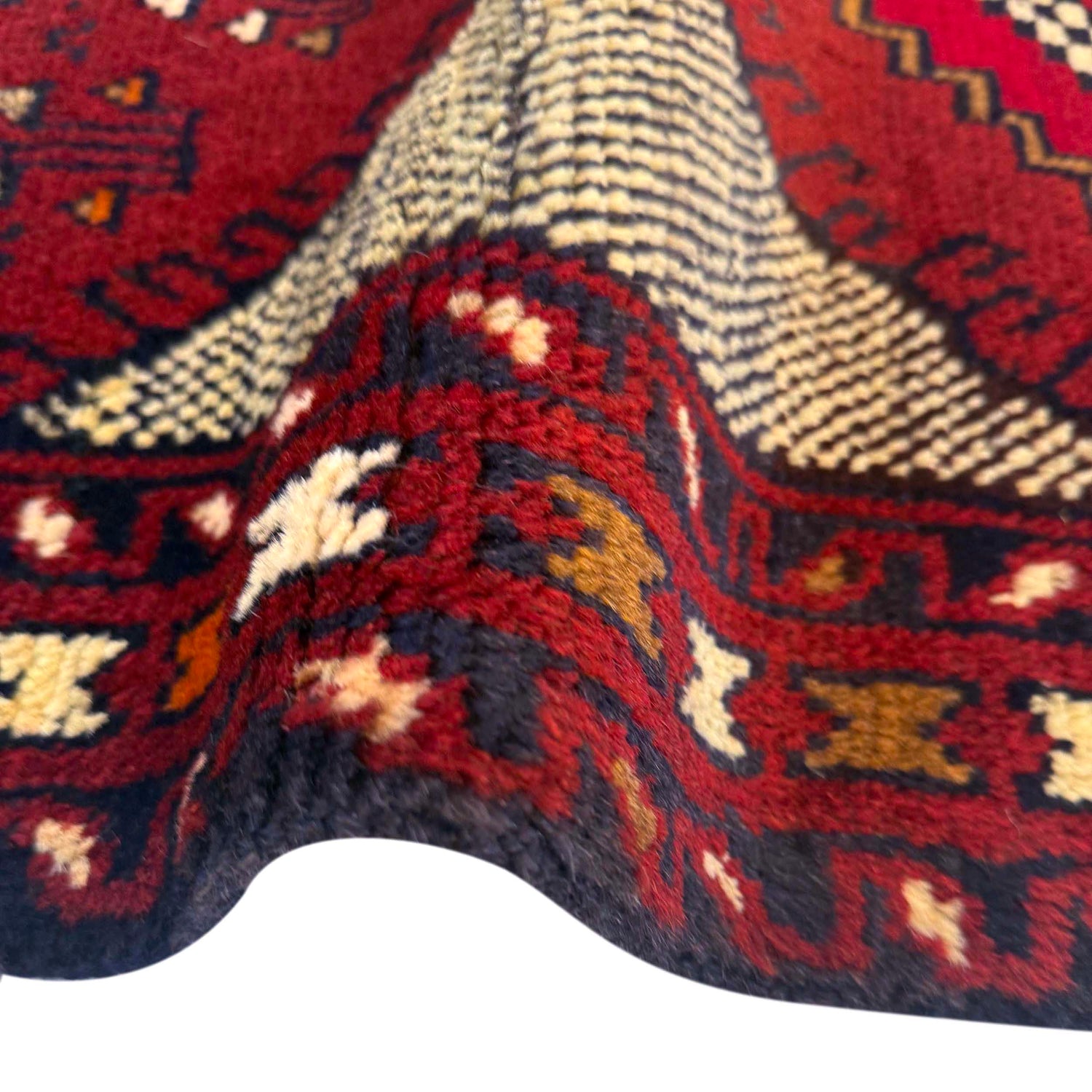 Baluchi Rug Handmade Multi Geometric 2x4 ft