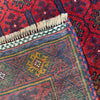 Baluchi Rug Handmade Red Geometric 2x4 ft