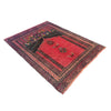 Baluchi Rug Handmade Red Prayer Design 2x4 ft