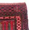 Baluchi Rug Handmade Red Prayer Design 2x4 ft