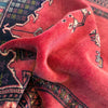 Baluchi Rug Handmade Red Prayer Design 2x4 ft