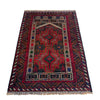 Baluchi Rug Handmade Multi Prayer Design 2x4 ft