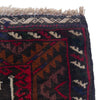 Baluchi Rug Handmade Multi Prayer Design 2x4 ft