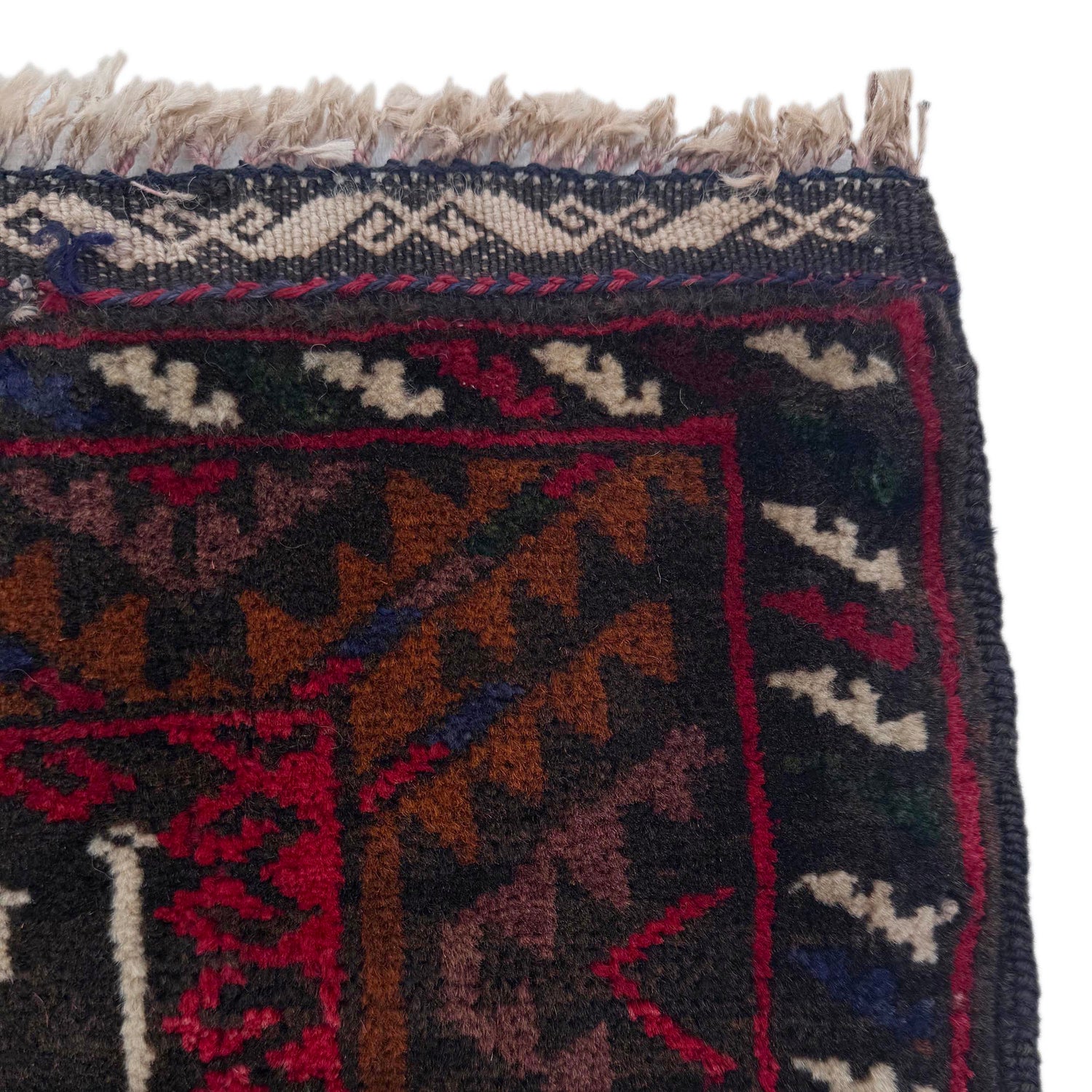 Baluchi Rug Handmade Multi Prayer Design 2x4 ft