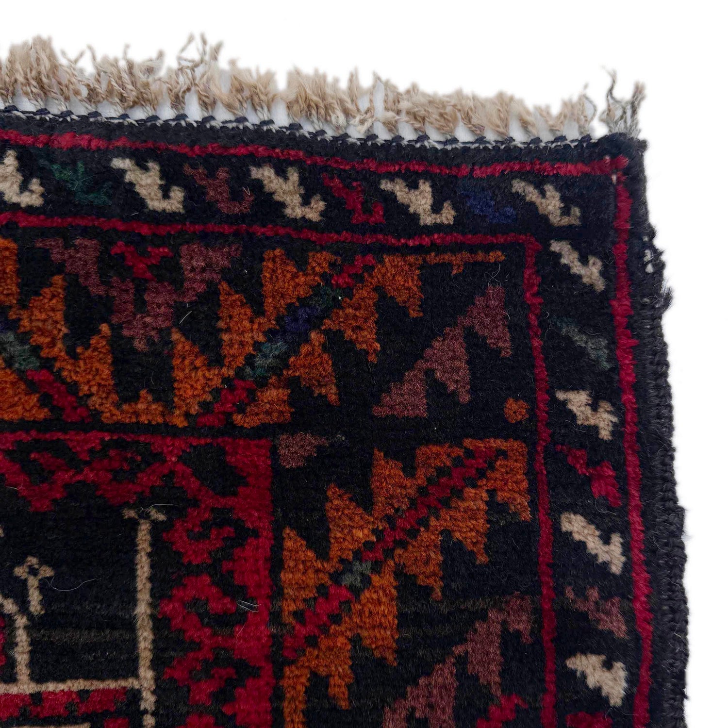 Baluchi Rug Handmade Multi Prayer Design 2x4 ft
