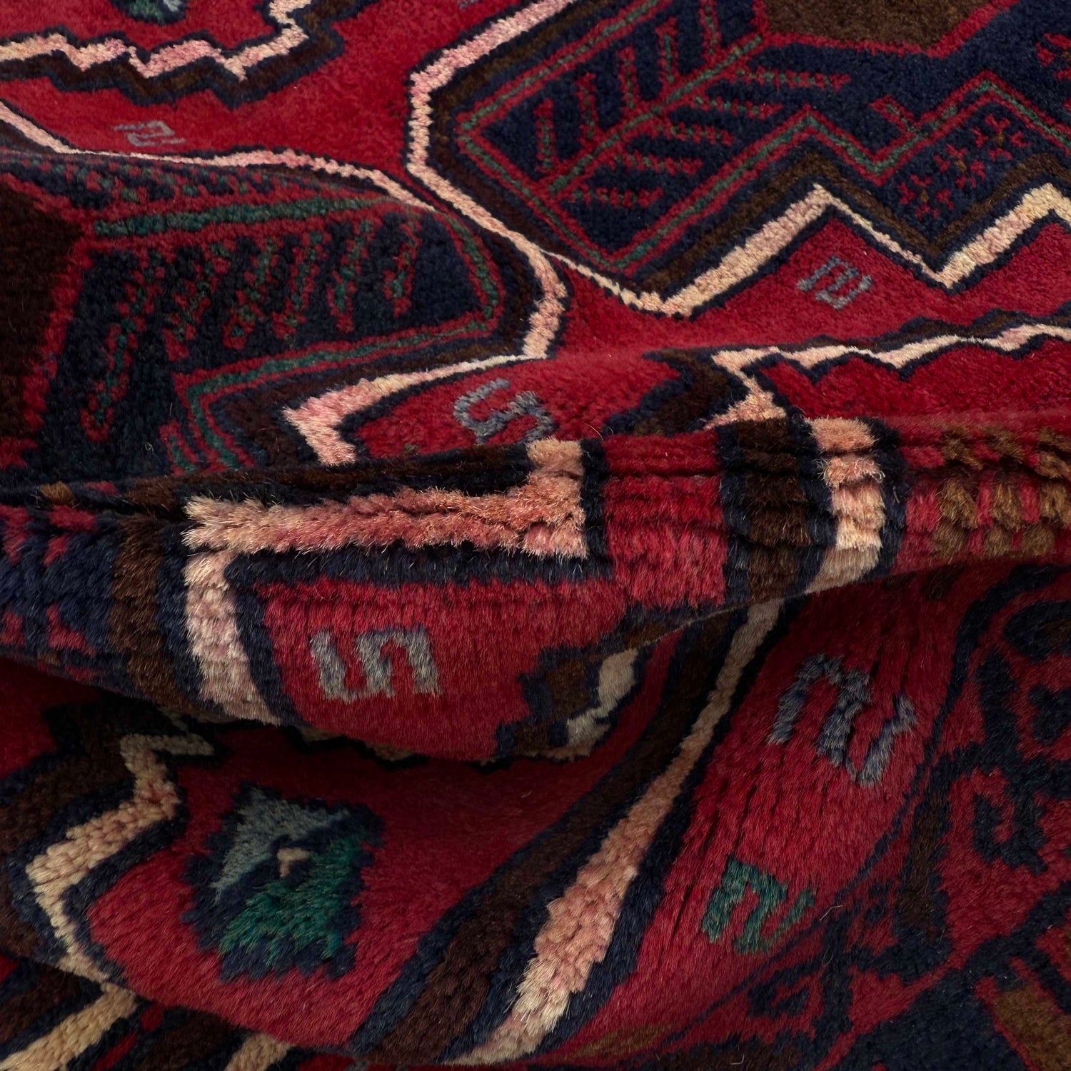 Baluchi Rug Handmade Multi Geometric 3x5 ft