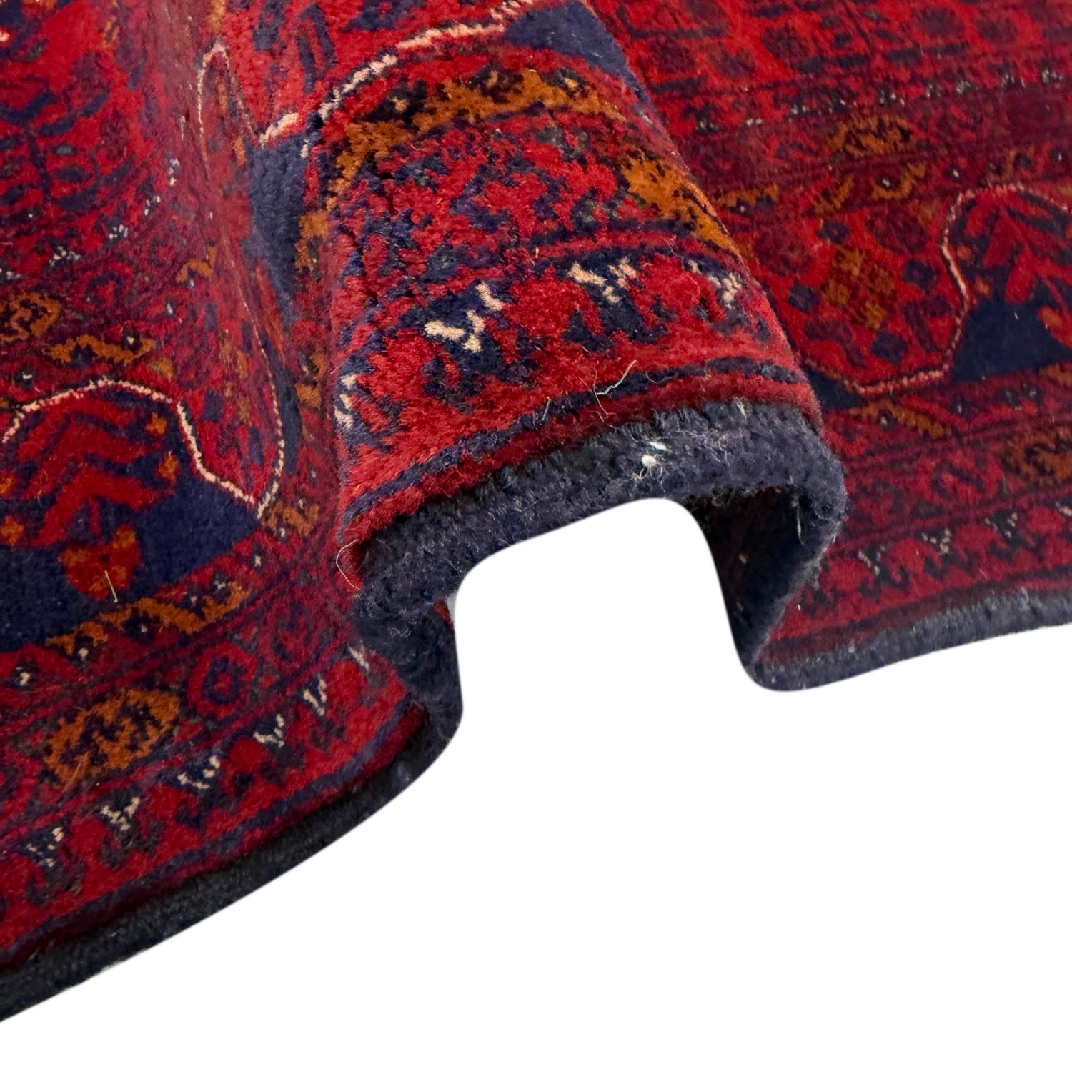 Khal Mohammadi Rug Handmade Red 4x7 ft
