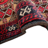 Baluchi Rug Handmade Red Prayer Design 2x4 ft