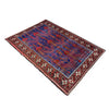 Natural Baluch Area Rug Handmade Multi Floral 6x9 ft