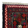 Natural Baluch Area Rug Handmade Multi Floral 6x9 ft