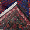 Natural Baluch Area Rug Handmade Multi Floral 6x9 ft