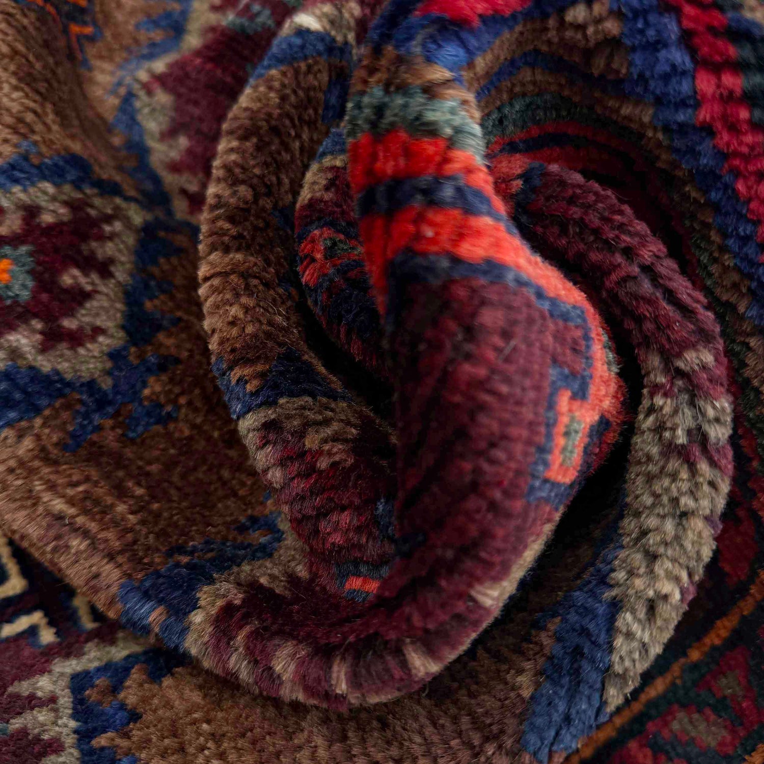 Baluchi Rug Handmade Multi Floral 4x6 ft