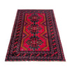 Baluchi Rug Handmade Red Geometric 4x6 ft