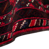 Baluchi Rug Handmade Red Geometric 4x6 ft