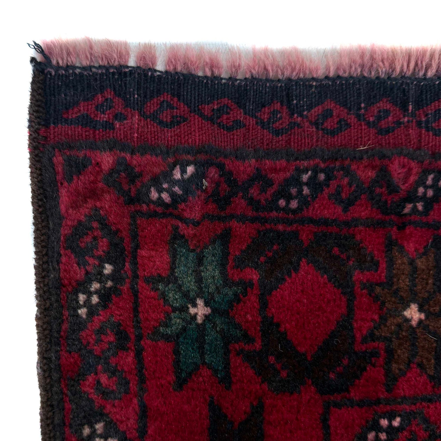 Baluchi Rug Handmade Multi Geometric 4x6 ft