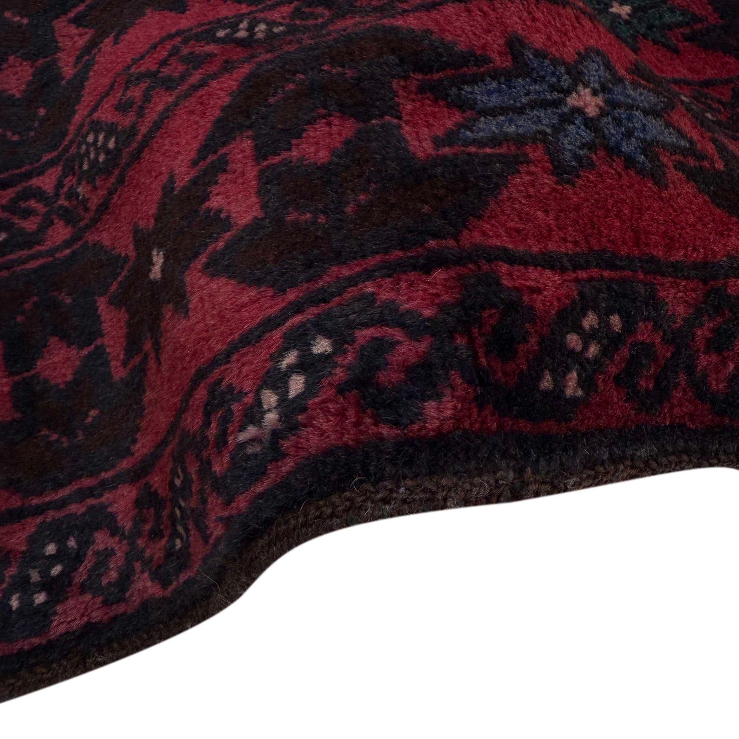 Baluchi Rug Handmade Multi Geometric 4x6 ft