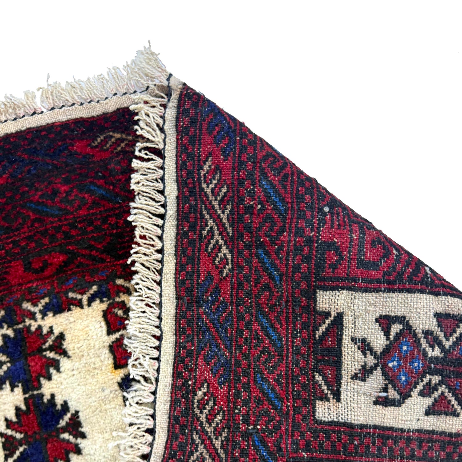 Baluchi Rug Handmade Multi Prayer Design 2x4 ft