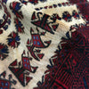 Baluchi Rug Handmade Multi Prayer Design 2x4 ft