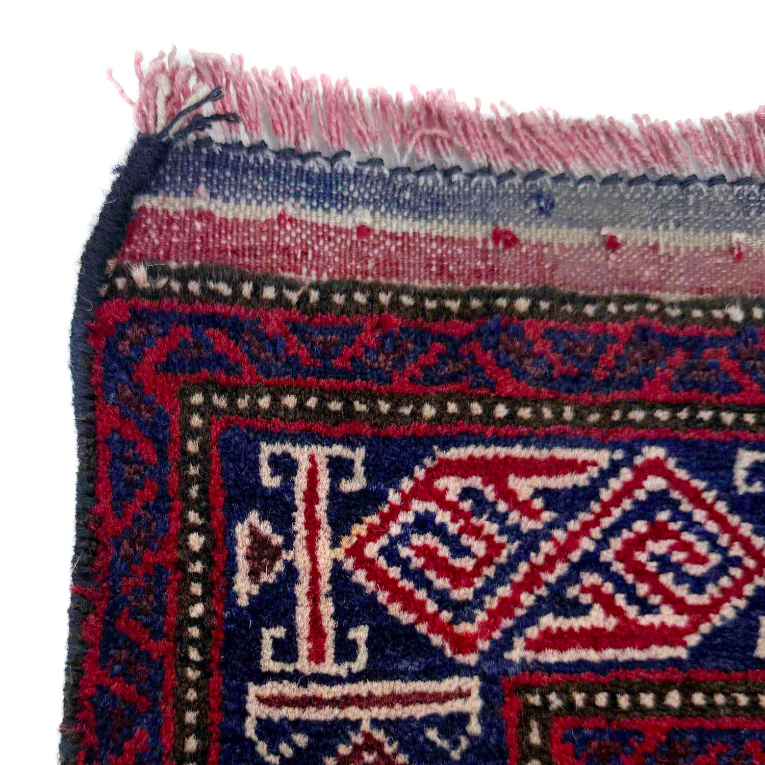 Baluchi Rug Handmade Multi Geometric 3x5 ft