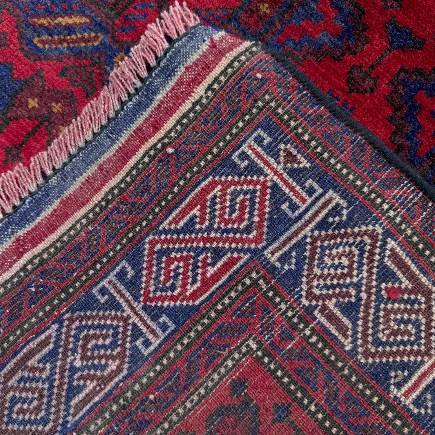 Baluchi Rug Handmade Multi Geometric 3x5 ft