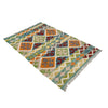 Handmade Multi Kilim Geometric 2x4 ft
