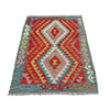 Handmade Multi Kilim Geometric 2x4 ft
