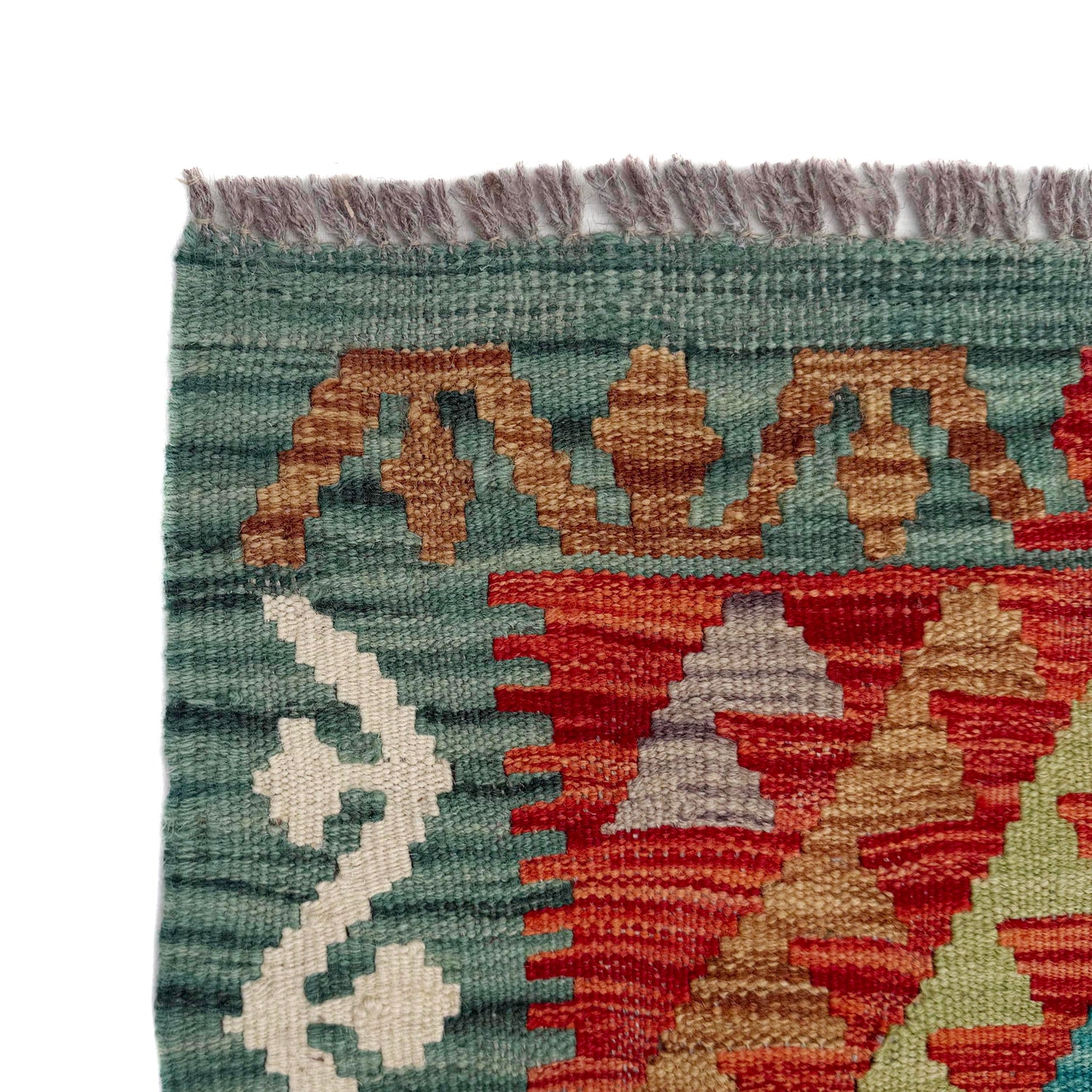 Handmade Multi Kilim Geometric 2x4 ft