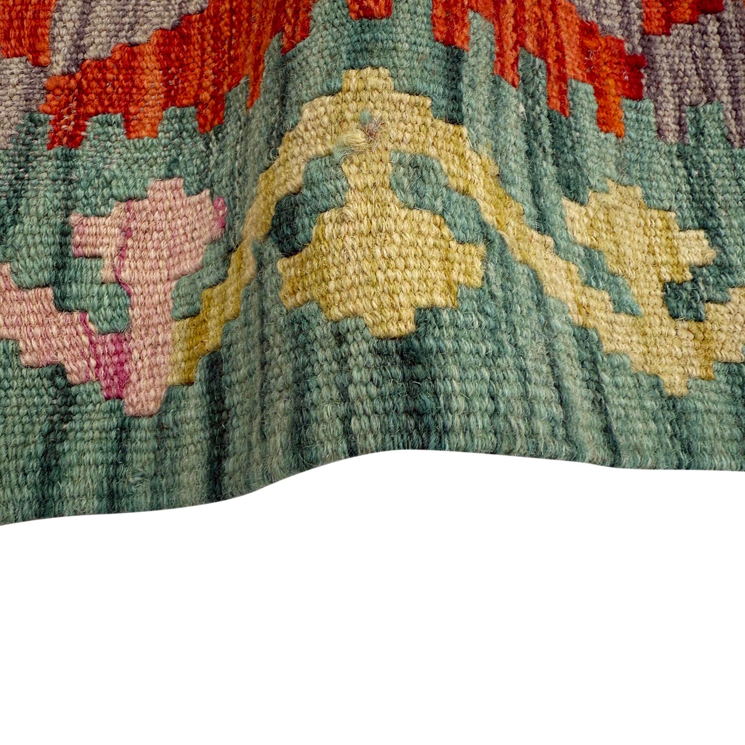 Handmade Multi Kilim Geometric 2x4 ft