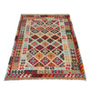 Handmade Multi Kilim Geometric 4x7 ft