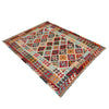 Handmade Multi Kilim Geometric 4x7 ft