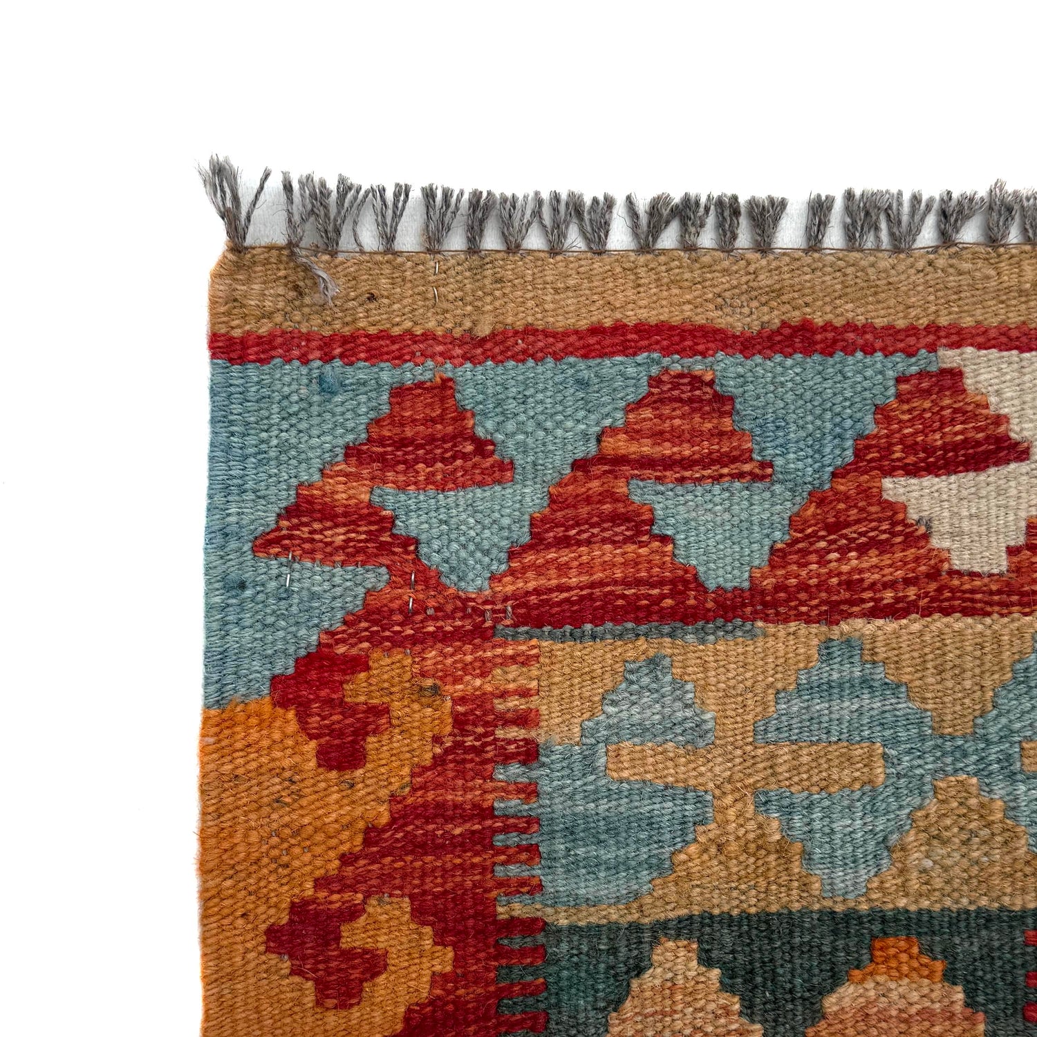 Handmade Multi Kilim Geometric 4x7 ft