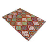 Handmade Multi Kilim Geometric 2x4 ft