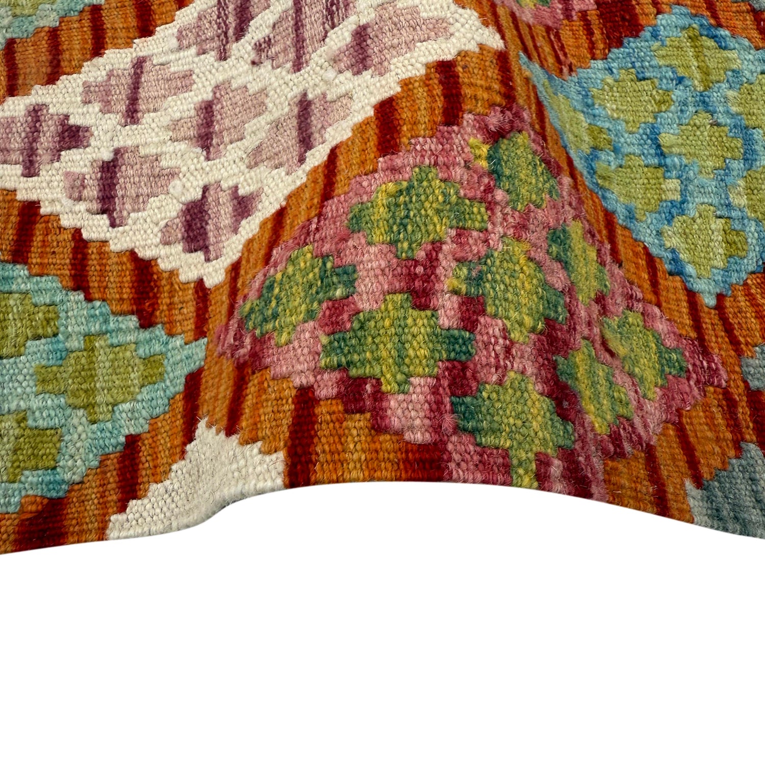 Handmade Multi Kilim Geometric 2x4 ft