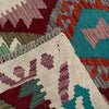 Handmade Multi Kilim Geometric 5' Runner