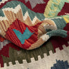 Handmade Multi Kilim Geometric 5' Runner