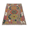 Handmade Multi Kilim Geometric 2x4 ft