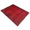 Bokhara Rug Handmade Deep Red Medallion 6x9 ft